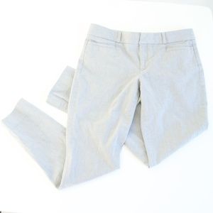Banana Republic Light Grey Sloan Crop Pant Size 4L